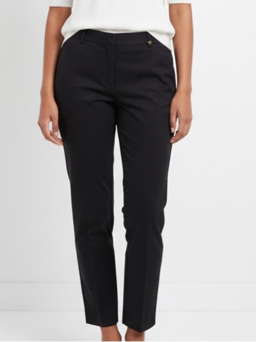 Calvin Klein Ankle Length Black Pants 14